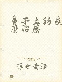 鼻子上的痤疮怎么治疗