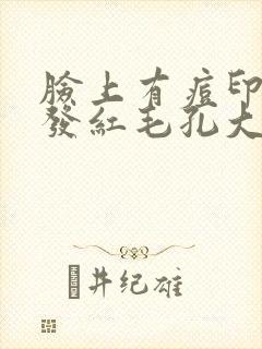 脸上有痘印痘痘发红毛孔大怎么办封面