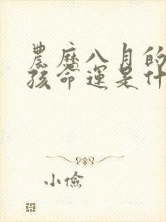 农历八月的牛女孩命运是什么封面