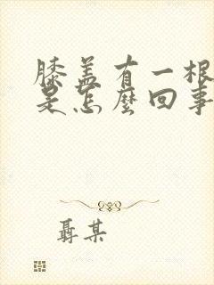 膝盖有一根筋疼是怎么回事封面