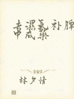 去湿气补脾胃的中成药