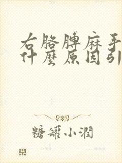 右胳膊麻手麻是什么原因引起的封面