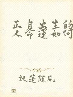 正月出生的属马人命运如何