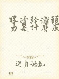 眼睛干涩头晕乏力是什么原因引起的