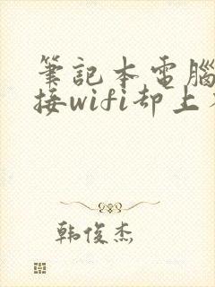 笔记本电脑已连接wifi却上不了网