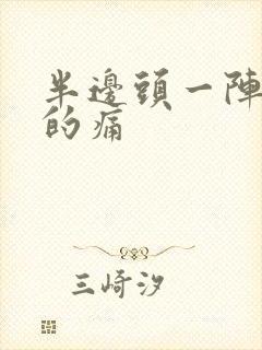 半边头一阵一阵的痛