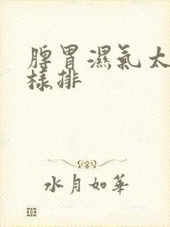 脾胃湿气太重怎样排