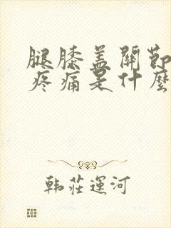 腿膝盖关节内侧疼痛是什么原因封面