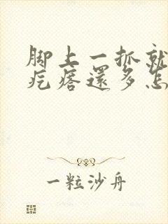 脚上一抓就起红疙瘩还多怎么回事封面