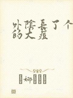 外阴长了个硬硬的大痘