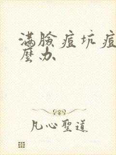 满脸痘坑痘印怎么办