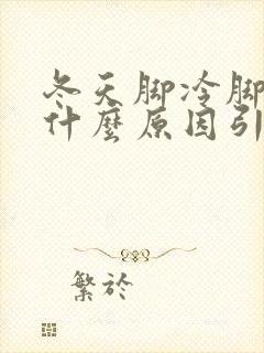 冬天脚冷脚凉是什么原因引起