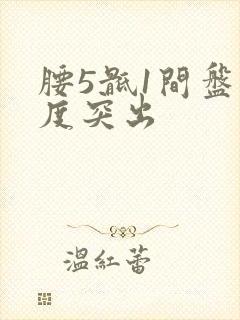 腰5骶1间盘轻度突出封面