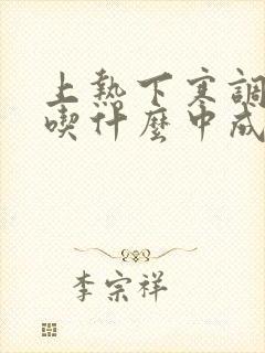 上热下寒调脾胃吃什么中成药