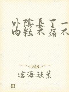 外阴长了一个小肉粒不痛不痒