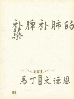 补脾补肺的中成药封面