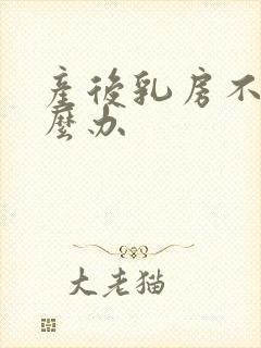 产后乳房不通怎么办封面