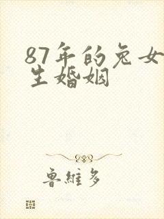 87年的兔女一生婚姻封面