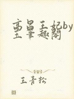 高昌王妃by黛玉笔趣阁