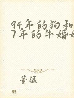 94年的狗和97年的牛婚姻怎么样