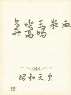 多吃玉米血糖会升高吗