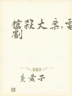 枪杀大案,电视剧