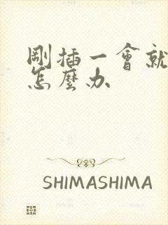 刚插一会就射了怎么办