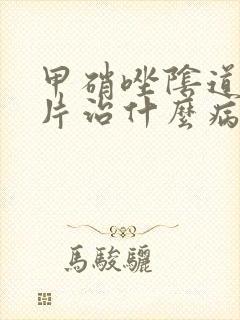 甲硝唑阴道泡腾片治什么病