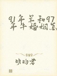 91年羊和97年牛婚姻怎么样