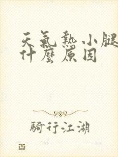 天气热小腿痒是什么原因