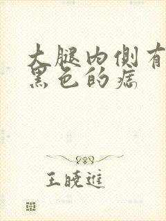 大腿内侧有一个黑色的痣封面