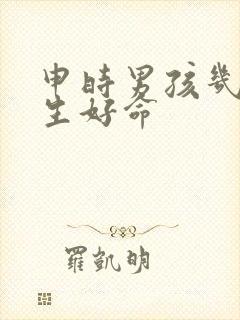 申时男孩几月出生好命