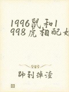 1996鼠和1998虎相配婚姻如何