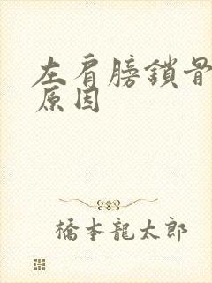 左肩膀锁骨疼痛原因