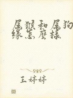 属猴和属狗的姻缘怎么样