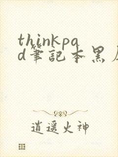 thinkpad笔记本黑屏咋办