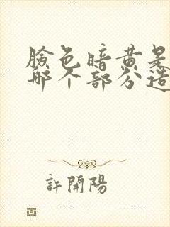 脸色暗黄是身体哪个部分造成的?封面