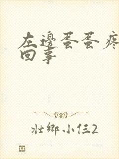 左边蛋蛋疼怎么回事封面