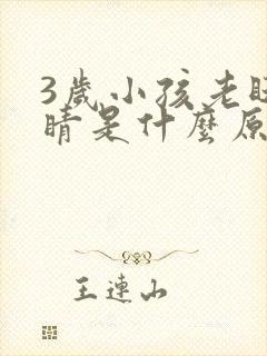 3岁小孩老眨眼睛是什么原因