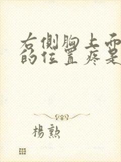 右侧胸上面一点的位置疼是怎么回事