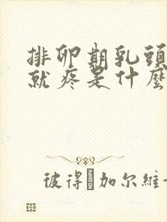 排卵期乳头一碰就疼是什么原因封面