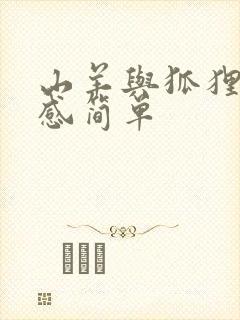 山羊与狐狸读后感简单封面