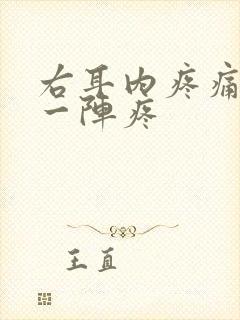 右耳内疼痛一阵一阵疼