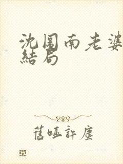 沈图南老婆最后结局封面