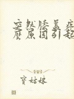 突然膝盖疼是什么原因引起的