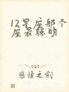 12星座那个星座最聪明