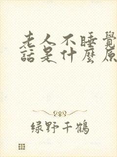 老人不睡觉说胡话是什么原因