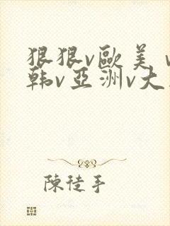 狠狠v欧美ⅴ日韩v亚洲v大胸