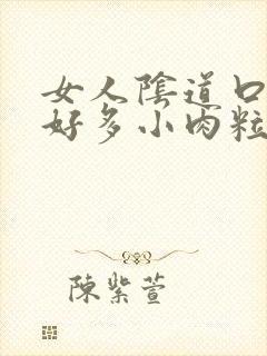 女人阴道口起了好多小肉粒