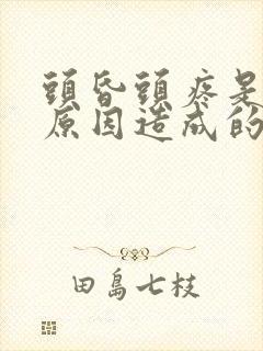 头昏头疼是什么原因造成的